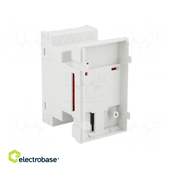 Enclosure: for DIN rail mounting | Y: 90mm | X: 52mm | Z: 65mm | ABS image 6