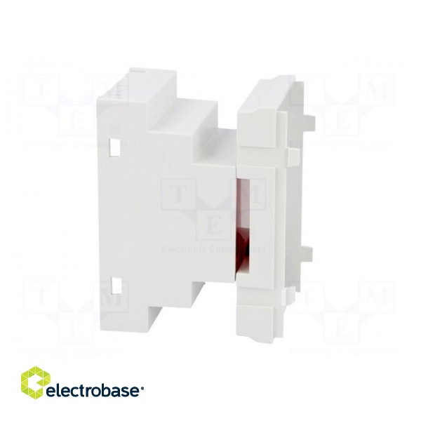Enclosure: for DIN rail mounting | Y: 90mm | X: 52mm | Z: 65mm | ABS image 5