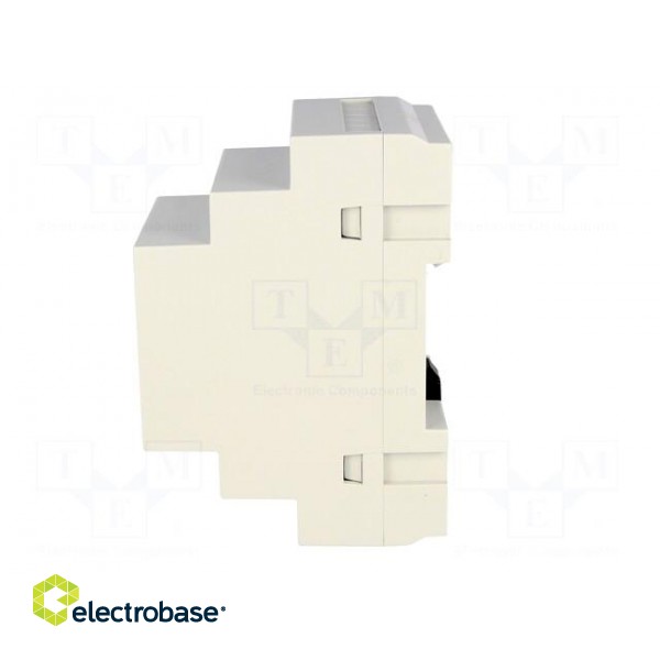 Enclosure: for DIN rail mounting | Y: 90mm | X: 52mm | Z: 65mm | ABS image 3