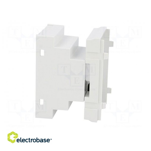 Enclosure: for DIN rail mounting | Y: 90mm | X: 52mm | Z: 65mm | ABS paveikslėlis 5
