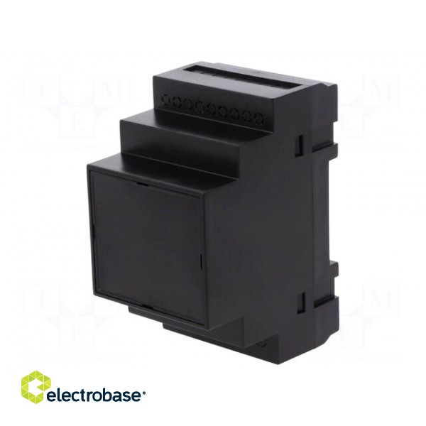 Enclosure: for DIN rail mounting | Y: 90mm | X: 52mm | Z: 65mm | ABS paveikslėlis 1