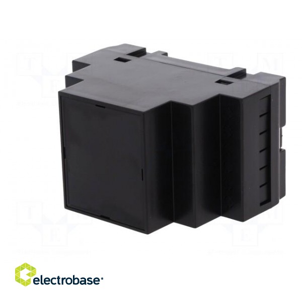 Enclosure: for DIN rail mounting | Y: 90mm | X: 52mm | Z: 65mm | ABS фото 2