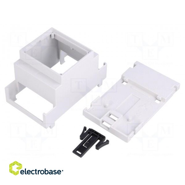 Enclosure: for DIN rail mounting | Y: 90mm | X: 53.2mm | Z: 53mm | PPO image 2