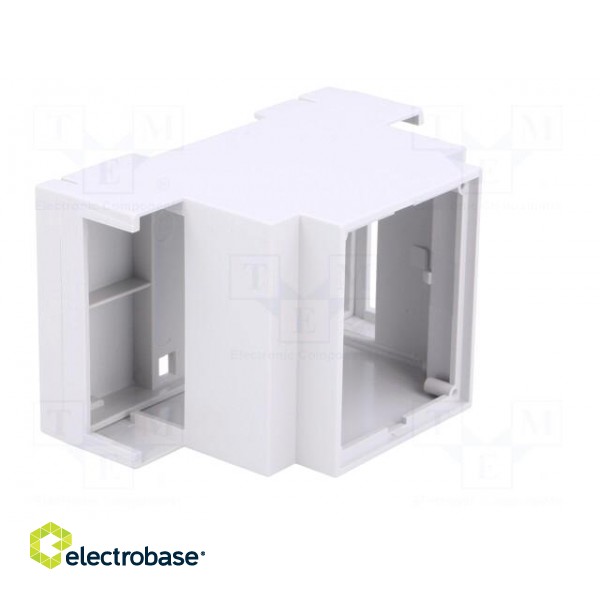 Enclosure: for DIN rail mounting | Y: 90mm | X: 53.2mm | Z: 53mm | PPO image 9