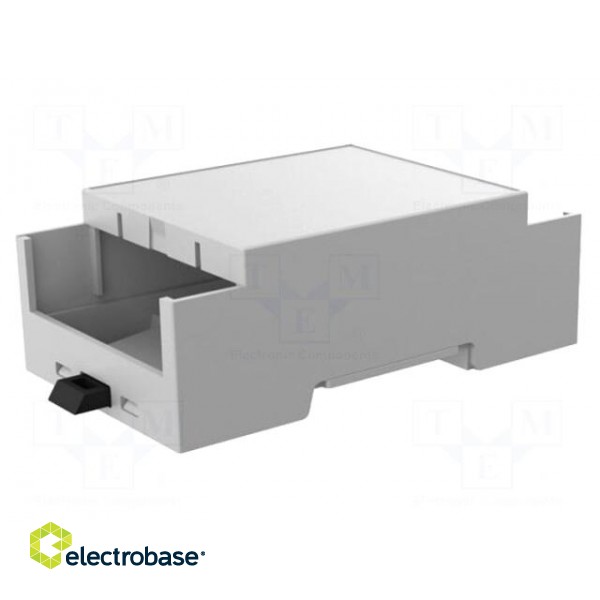 Enclosure: for DIN rail mounting | Y: 90mm | X: 53.3mm | Z: 32mm | grey