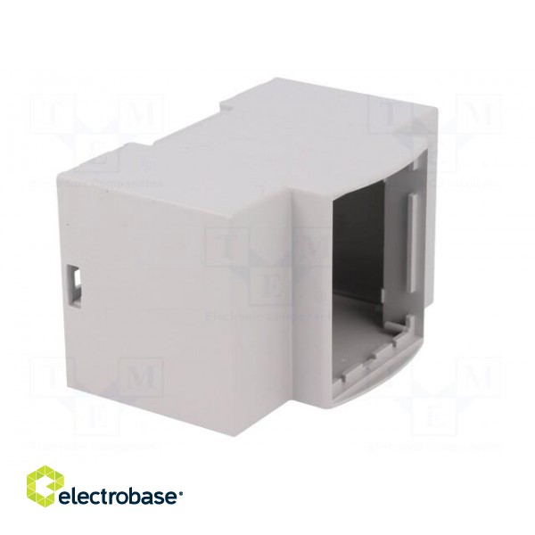 Enclosure: for DIN rail mounting | Y: 90mm | X: 53.5mm | Z: 53mm | ABS фото 9