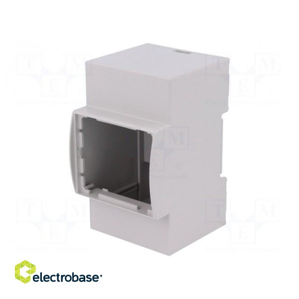 Enclosure: for DIN rail mounting | Y: 90mm | X: 53.5mm | Z: 53mm | ABS paveikslėlis 1