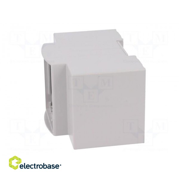 Enclosure: for DIN rail mounting | Y: 90mm | X: 53.5mm | Z: 53mm | ABS фото 4