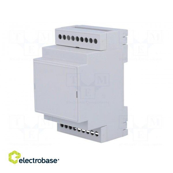 Enclosure: for DIN rail mounting | Y: 90mm | X: 53mm | Z: 53mm | PPO фото 2