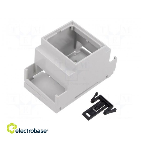 Enclosure: for DIN rail mounting | Y: 90mm | X: 53mm | Z: 58mm | PPO