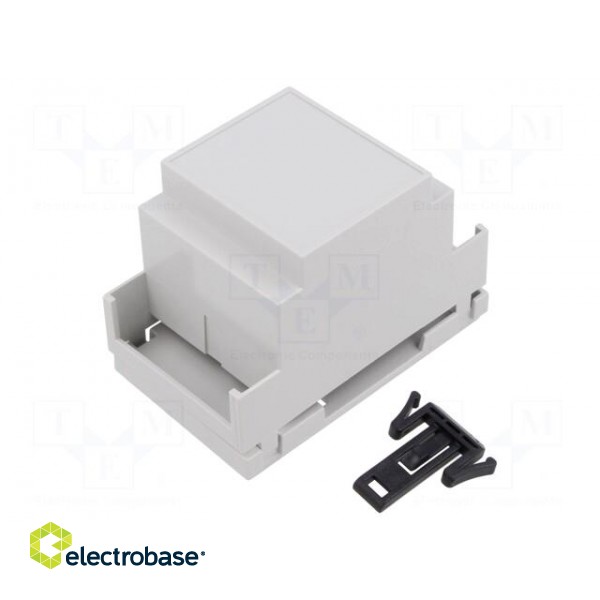 Enclosure: for DIN rail mounting | Y: 90mm | X: 53mm | Z: 58mm | PPO image 1