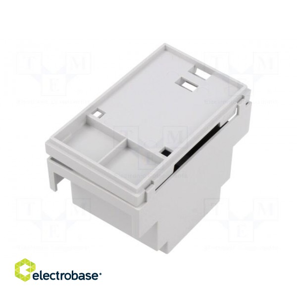 Enclosure: for DIN rail mounting | Y: 90mm | X: 53mm | Z: 58mm | PPO фото 2