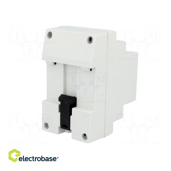 Enclosure: for DIN rail mounting | Y: 90mm | X: 53mm | Z: 71mm | ABS image 6