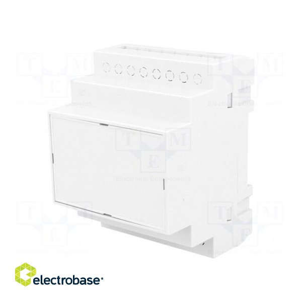 Enclosure: for DIN rail mounting | Y: 90mm | X: 70mm | Z: 65mm | ABS фото 4