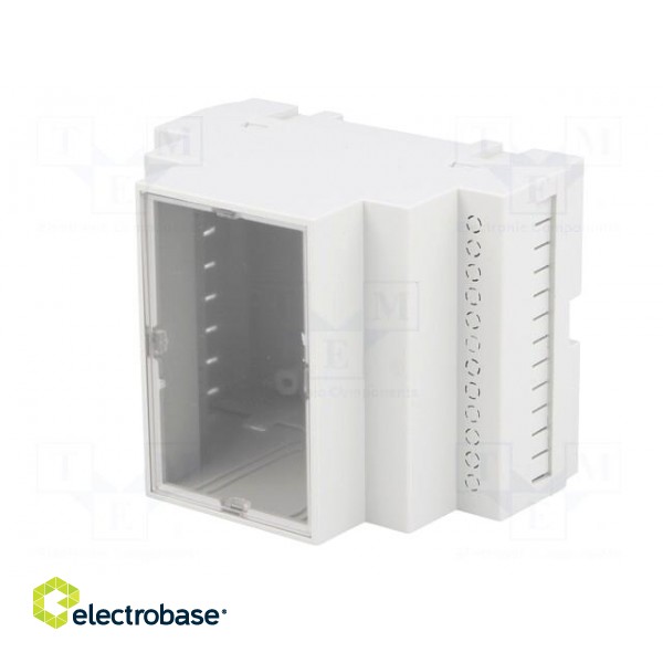 Enclosure: for DIN rail mounting | Y: 90mm | X: 70mm | Z: 65mm | ABS paveikslėlis 2