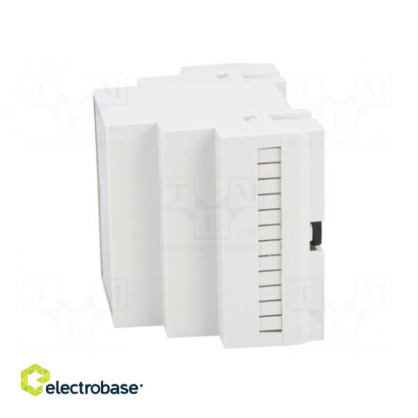 Enclosure: for DIN rail mounting | Y: 90mm | X: 70mm | Z: 65mm | ABS image 3