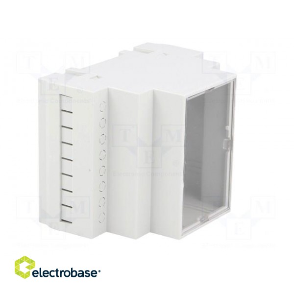 Enclosure: for DIN rail mounting | Y: 90mm | X: 70mm | Z: 65mm | ABS image 8