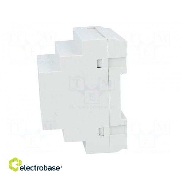Enclosure: for DIN rail mounting | Y: 90mm | X: 70mm | Z: 65mm | ABS image 3