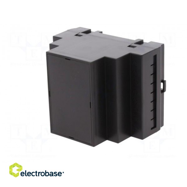 Enclosure: for DIN rail mounting | Y: 90mm | X: 70mm | Z: 65mm | ABS image 2