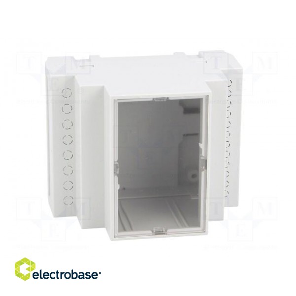 Enclosure: for DIN rail mounting | Y: 90mm | X: 70mm | Z: 65mm | ABS image 9