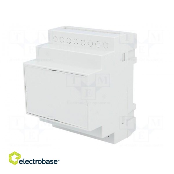 Enclosure: for DIN rail mounting | Y: 90mm | X: 70mm | Z: 65mm | ABS image 2