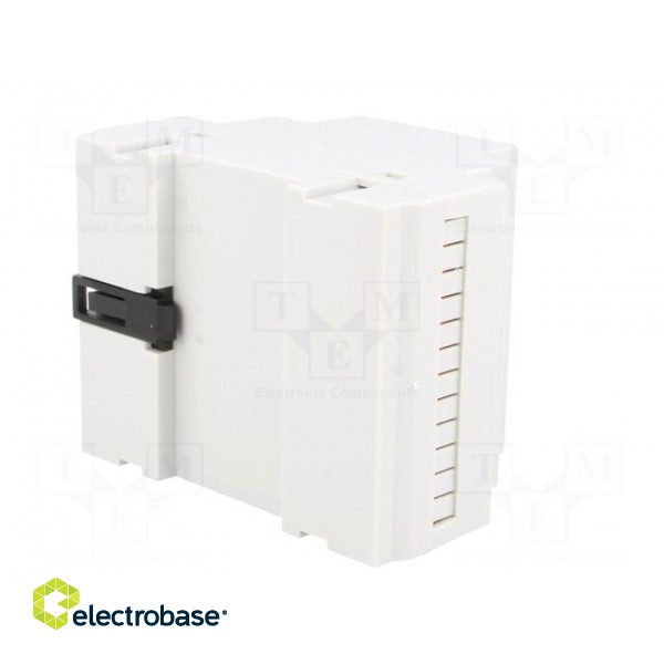 Enclosure: for DIN rail mounting | Y: 90mm | X: 70mm | Z: 65mm | grey image 6