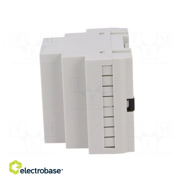 Enclosure: for DIN rail mounting | Y: 90mm | X: 70mm | Z: 65mm | grey image 3