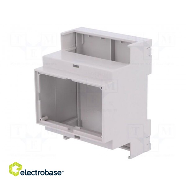 Enclosure: for DIN rail mounting | Y: 90mm | X: 71.2mm | Z: 53mm | PPO paveikslėlis 1