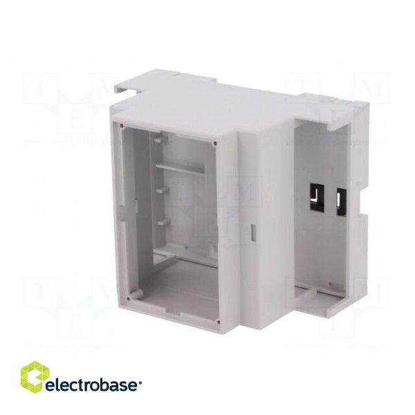 Enclosure: for DIN rail mounting | Y: 90mm | X: 71.2mm | Z: 53mm | PPO paveikslėlis 3