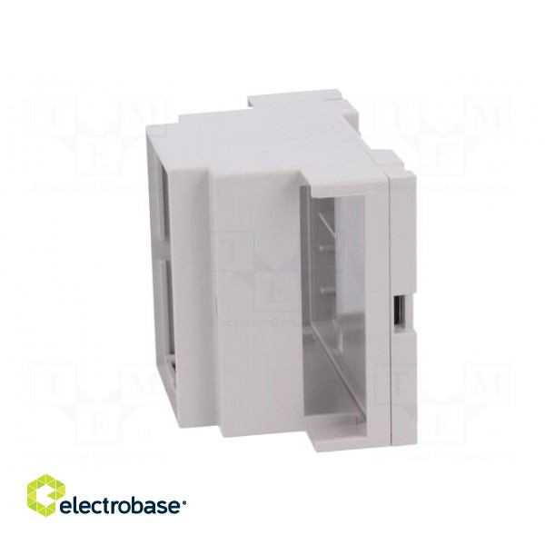 Enclosure: for DIN rail mounting | Y: 90mm | X: 71.2mm | Z: 53mm | PPO фото 4