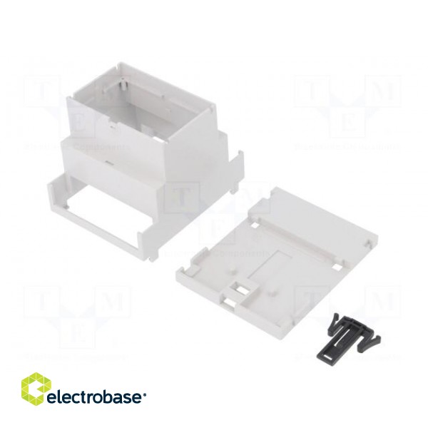 Enclosure: for DIN rail mounting | Y: 90mm | X: 71.2mm | Z: 68mm | PPO paveikslėlis 2