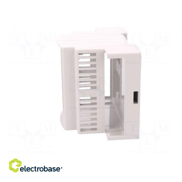 Enclosure: for DIN rail mounting | Y: 90mm | X: 71.3mm | Z: 62mm | grey image 3
