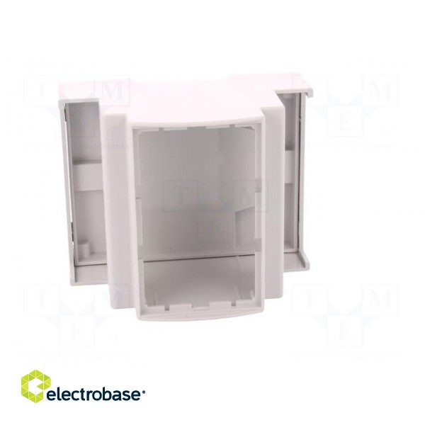 Enclosure: for DIN rail mounting | Y: 90mm | X: 71.3mm | Z: 62mm | grey image 9