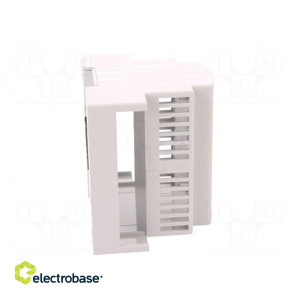 Enclosure: for DIN rail mounting | Y: 90mm | X: 71.3mm | Z: 62mm | grey image 7