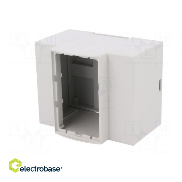 Enclosure: for DIN rail mounting | Y: 90mm | X: 71mm | Z: 53mm | ABS фото 3