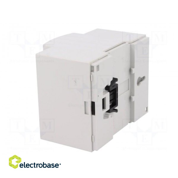 Enclosure: for DIN rail mounting | Y: 90mm | X: 71mm | Z: 53mm | ABS image 5