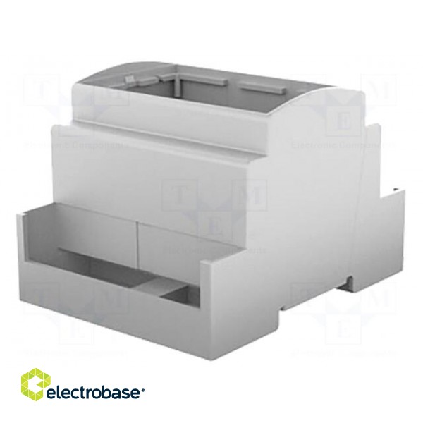 Enclosure: for DIN rail mounting | Y: 90mm | X: 71mm | Z: 62mm | grey