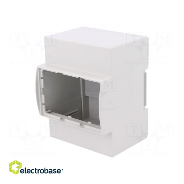 Enclosure: for DIN rail mounting | Y: 90mm | X: 71mm | Z: 53mm | ABS фото 1
