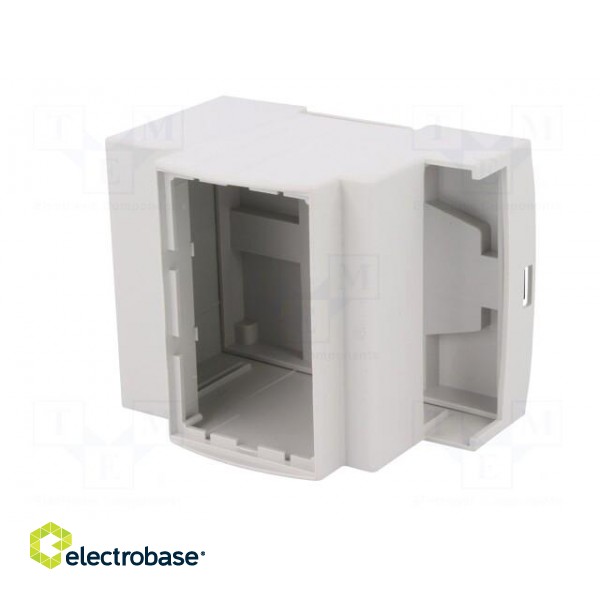 Enclosure: for DIN rail mounting | Y: 90mm | X: 71mm | Z: 53mm | ABS фото 3