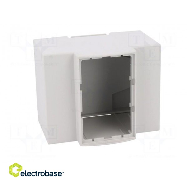 Enclosure: for DIN rail mounting | Y: 90mm | X: 71mm | Z: 53mm | ABS фото 10