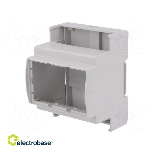 Enclosure: for DIN rail mounting | Y: 90mm | X: 71mm | Z: 53mm | ABS фото 1