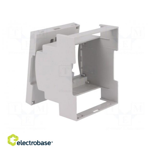 Enclosure: for DIN rail mounting | Y: 90mm | X: 71mm | Z: 53mm | ABS image 3