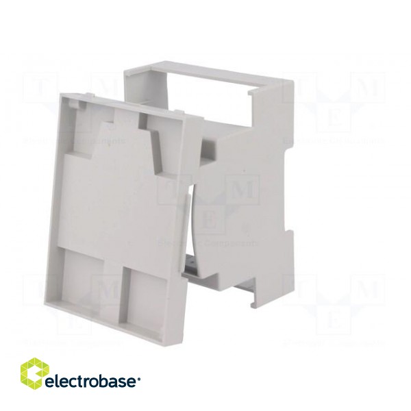 Enclosure: for DIN rail mounting | Y: 90mm | X: 71mm | Z: 53mm | ABS image 9