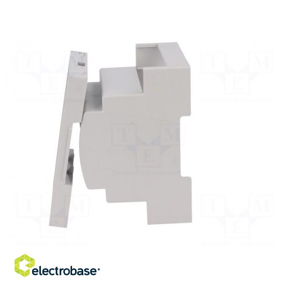 Enclosure: for DIN rail mounting | Y: 90mm | X: 71mm | Z: 53mm | ABS image 10