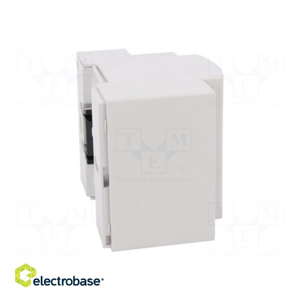 Enclosure: for DIN rail mounting | Y: 90mm | X: 71mm | Z: 62mm | grey image 8