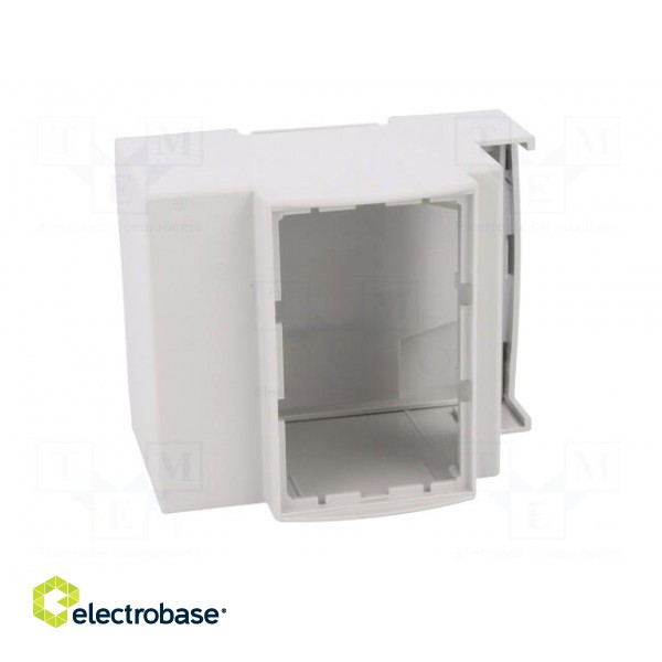 Enclosure: for DIN rail mounting | Y: 90mm | X: 71mm | Z: 62mm | grey image 10