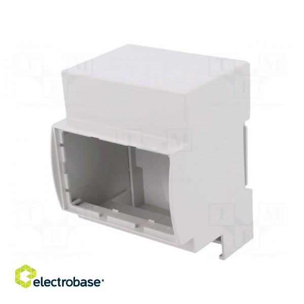 Enclosure: for DIN rail mounting | Y: 90mm | X: 71mm | Z: 53mm | ABS paveikslėlis 1