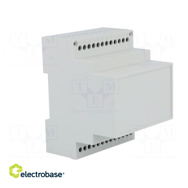 Enclosure: for DIN rail mounting | Y: 90mm | X: 71mm | Z: 71mm | noryl image 8
