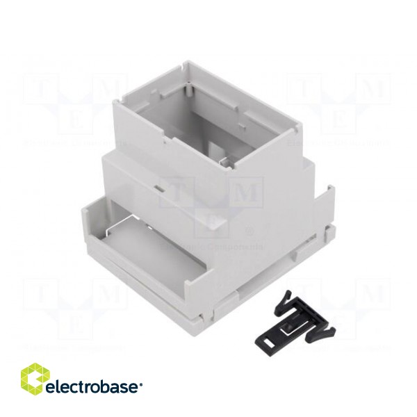 Enclosure: for DIN rail mounting | Y: 90mm | X: 71mm | Z: 73mm | PPO
