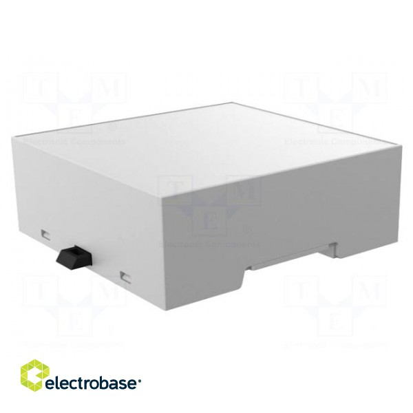 Enclosure: for DIN rail mounting | Y: 90mm | X: 87.7mm | Z: 32mm | grey